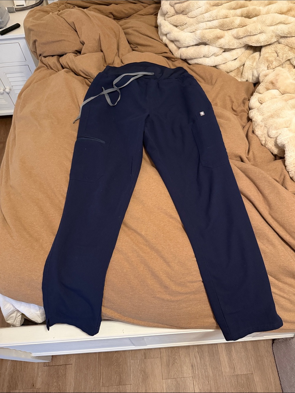 Figs high rise straight leg Navy